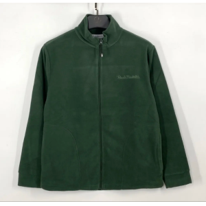 Felpa da uomo in pile  verde militare