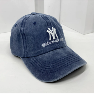 Berretto baseball lavato ricamo ma