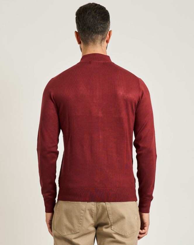 Maglioncino mezza zip da uomo Yes Zee