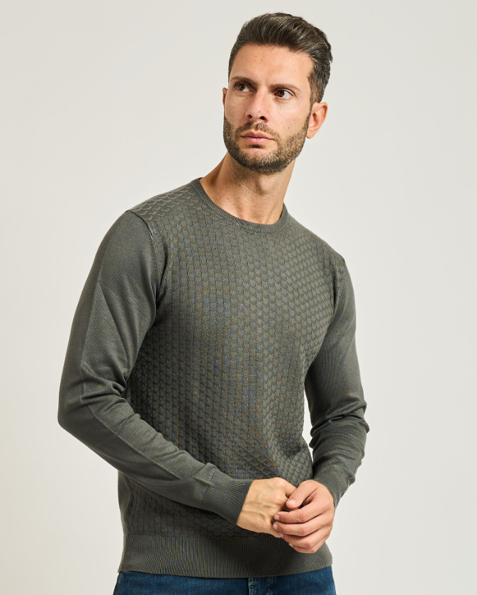 Maglioncino girocollo da uomo Yes Zee