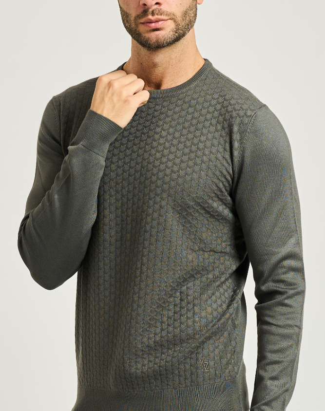 Maglioncino girocollo da uomo Yes Zee