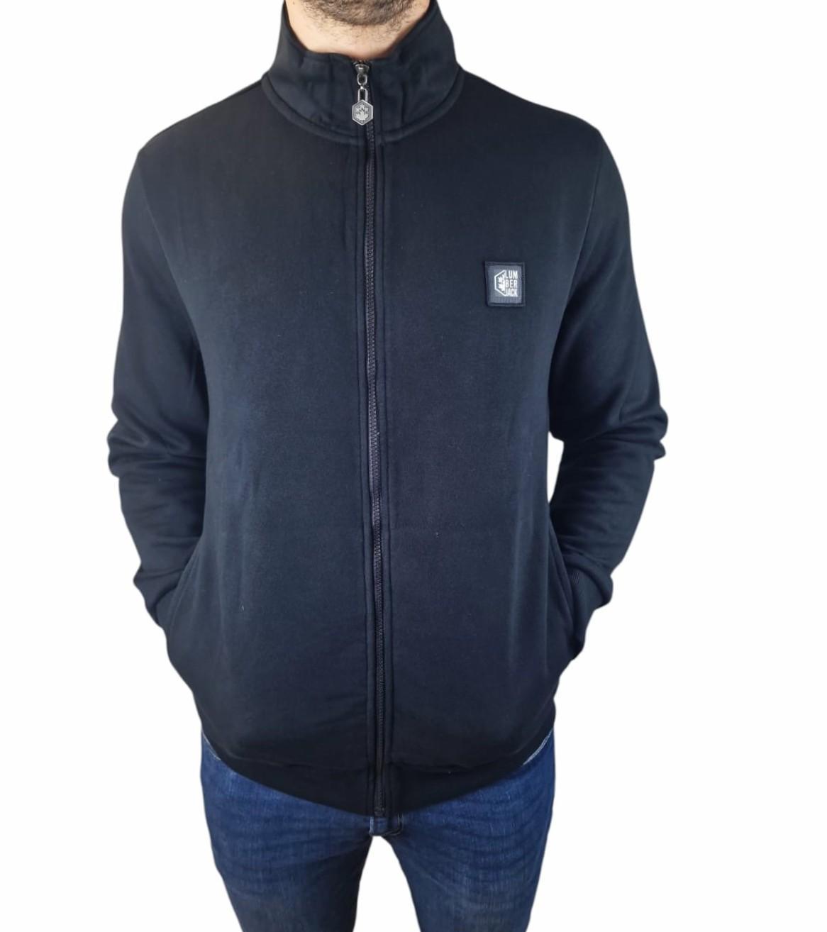 Felpa da uomo zip Lumberjack 