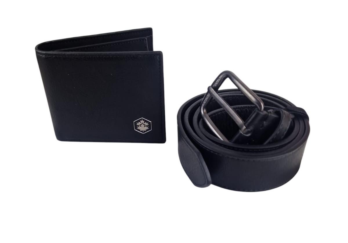 Confezione portafoglio e cintura Lumberjack uomo