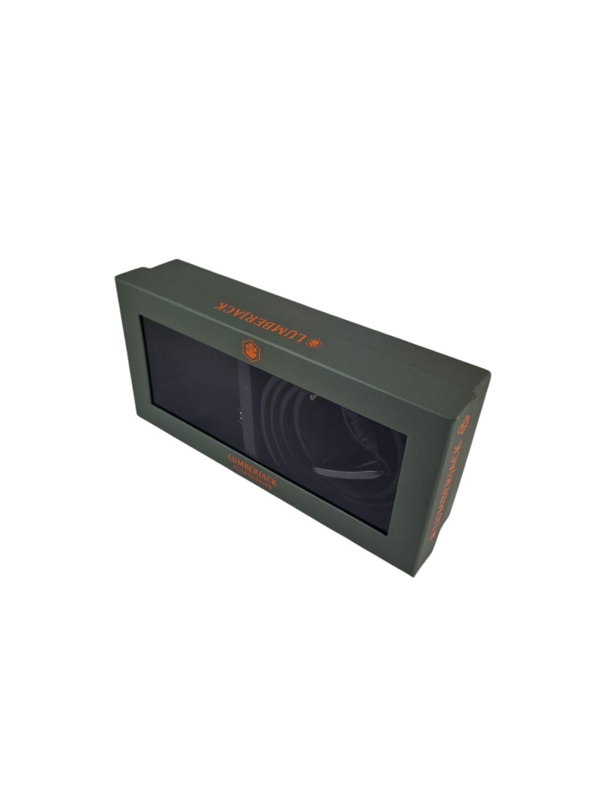 Confezione portafoglio e cintura Lumberjack uomo