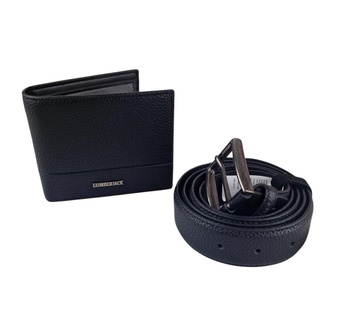 Confezione portafoglio e cintura Lumberjack uomo