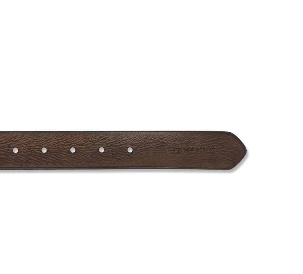 Cintura in pelle marrone Lumberjack uomo