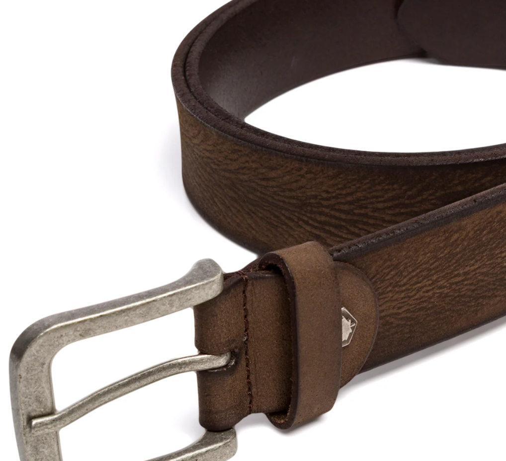 Cintura in pelle marrone Lumberjack uomo