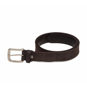Cintura in pelle nera  uomo