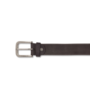 Cintura in pelle nera  uomo