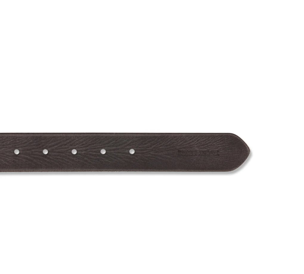 Cintura in pelle nera Lumberjack uomo