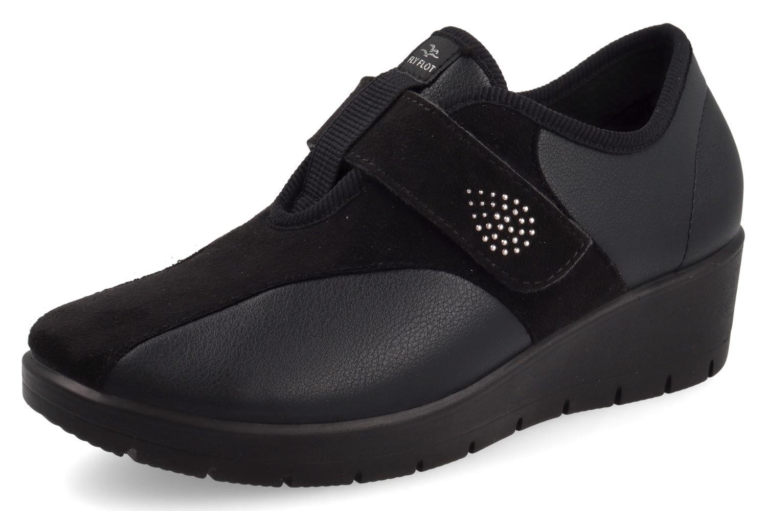 scarpa chiusa donna Fly Flot Nero
