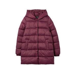 Giubbino lungo donna bordeaux