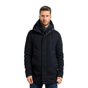 Cappotto uomo  in maglia con gilet