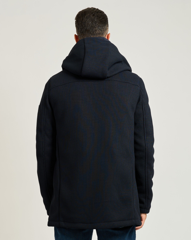 Cappotto uomo Yes Zee in maglia con gilet