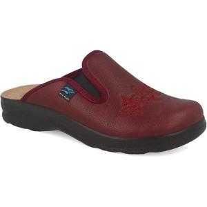 Pantofole  bordeaux donna