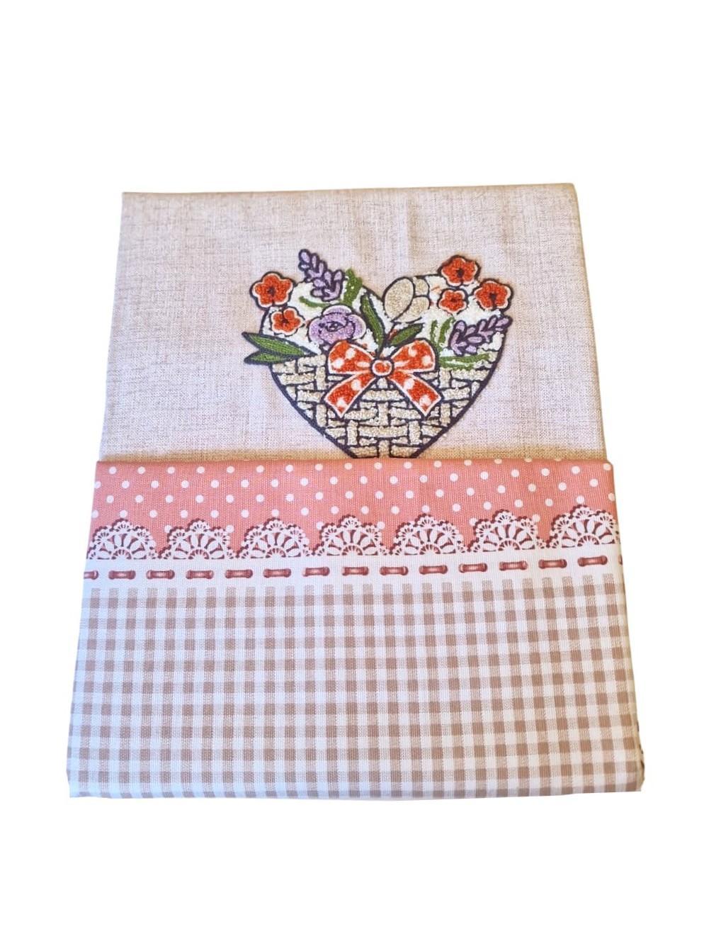 Tovaglia in cotone 12 posti 140X240cm Vingi Benedetta Parodi