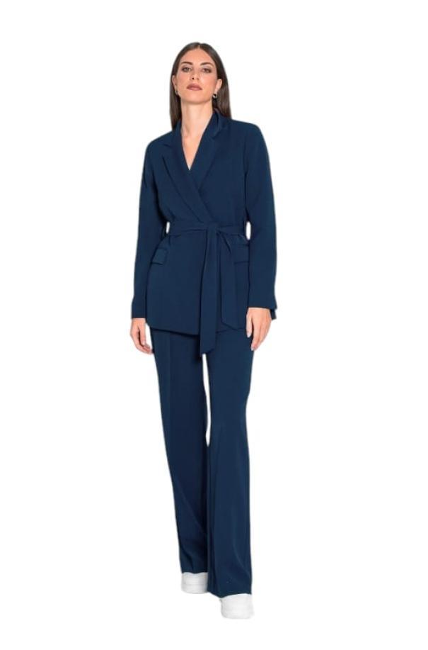 Completo tailleur con cinta blu Edas donna