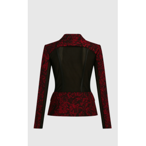 Giacca donna pizzo stampato