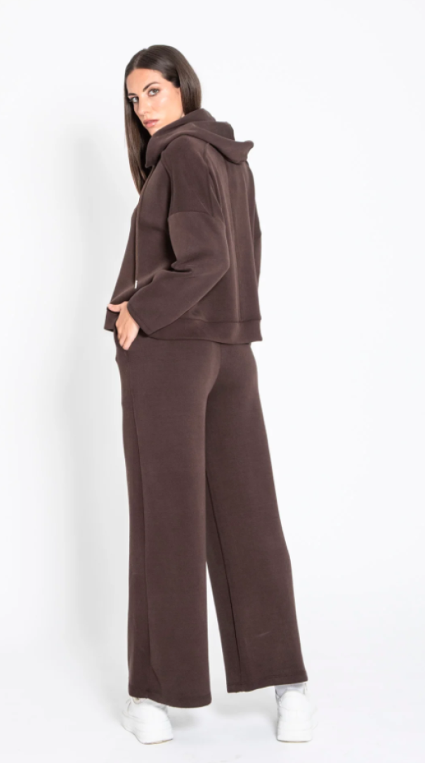 edas completo tuta felpa e pantalone edas moro - foto 3