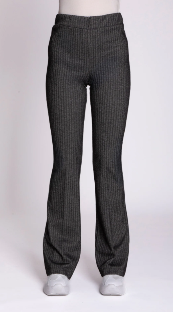 edas pantalone zampa spinato edas nero - foto 1