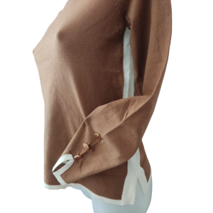 Dolce vita viscosa fianchi contrasto  camel