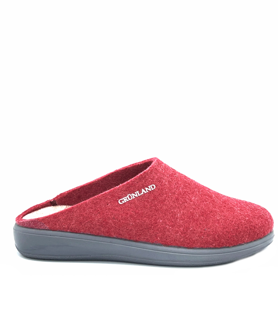 Pantofole Grunland da donna bordeaux