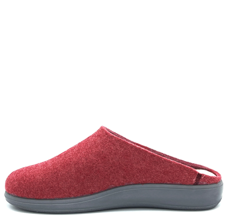 Pantofole Grunland da donna bordeaux