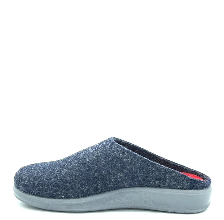 Pantofole in feltro di vera lana Grunland donna