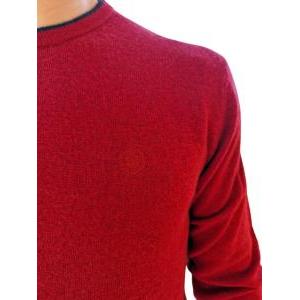 Maglioncino di lana rosso  da uomo