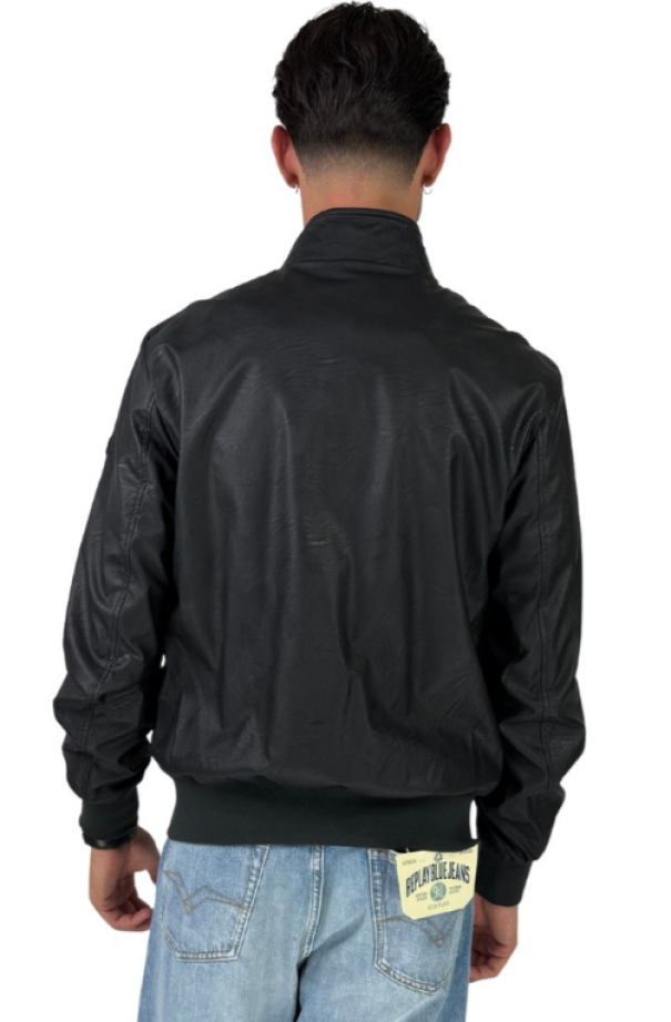 Giacca bomber in ecopelle da uomo Lumberjack