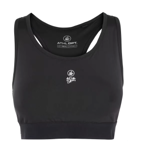 Reggiseno sportivo donna nero modello vanessa