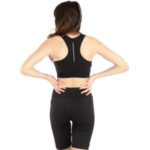 Reggiseno sportivo donna nero modello vanessa