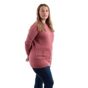 Maglioncino donna cuori  rosa