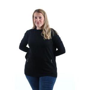 Maglioncino girocollo donna cuori lizalù