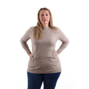 Maglioncino girocollo donna cuori lizalù