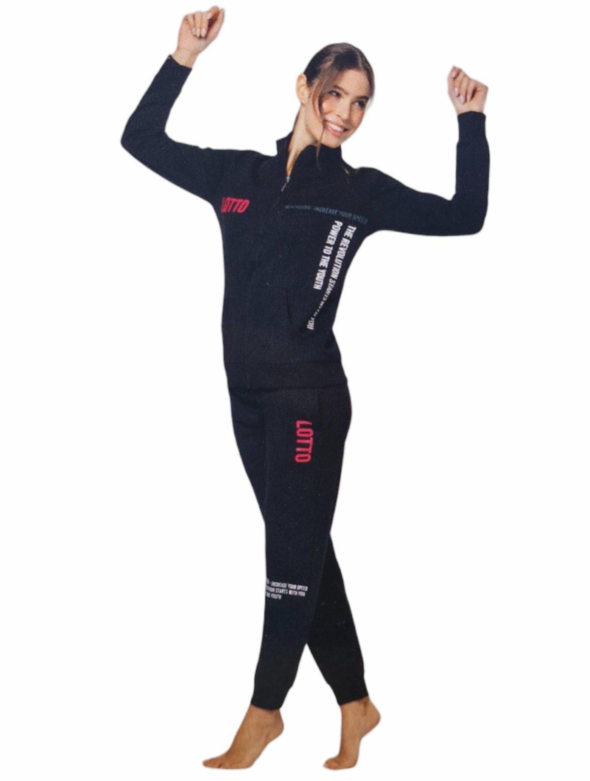 Tuta donna Lotto homewear caldo cotone