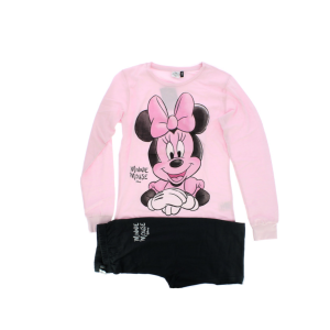 Pigiama cotone jersey da ragazza minnie