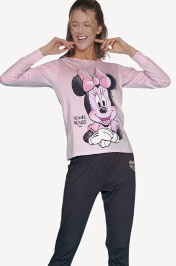 Pigiama cotone jersey da ragazza Minnie