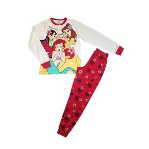 Pigiama cotone jersey manica lunga bambina principesse disney
