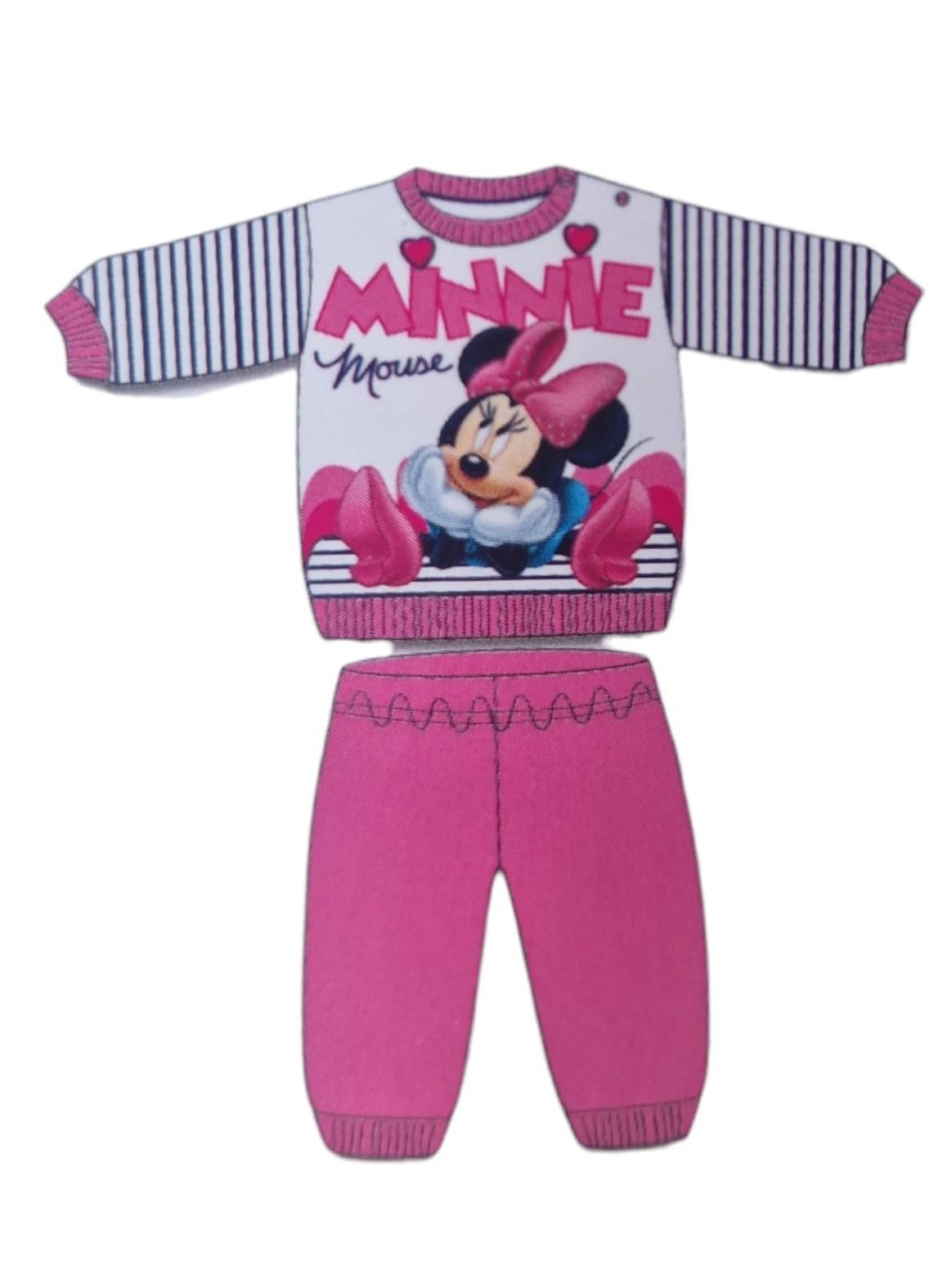 Pigiama cotone jersey bambina Minnie