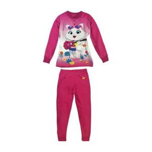 Pigiama cotone jersey manica lunga bambina 44 gatti