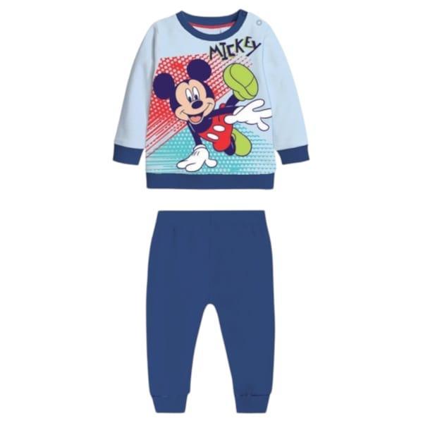Pigiama bambino in cotone felpato Topolino