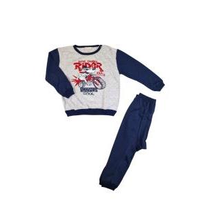 Pigiama cotone jersey manica lunga da bambino