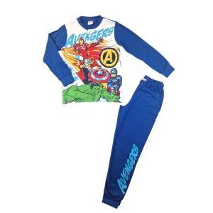 Pigiama bambino in cotone felpato avengers