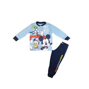 Pigiama bambino in cotone felpato mickey & friends