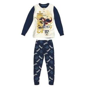 Pigiama bambino in cotone felpato harry potter