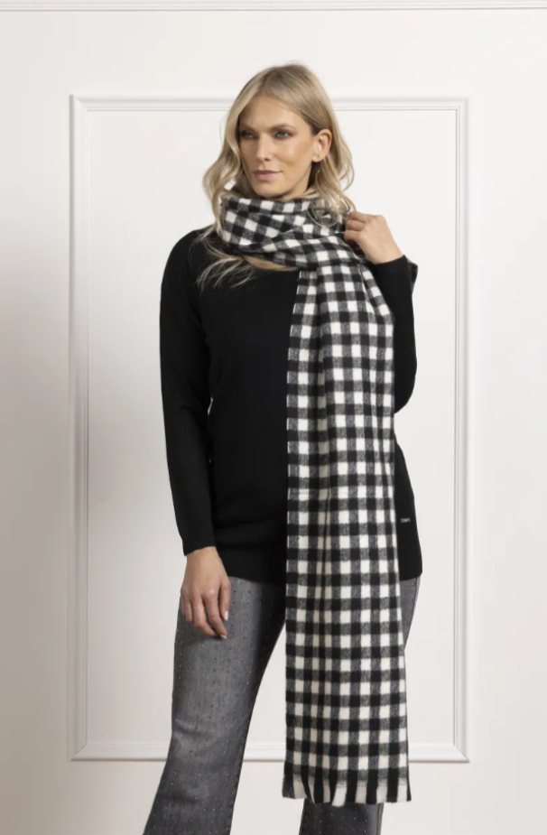 Sciarpa in viscosa fantasia Lizalu00f9 donna