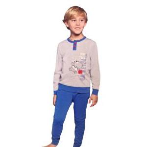 Pigiama cotone jersey bambino basketball