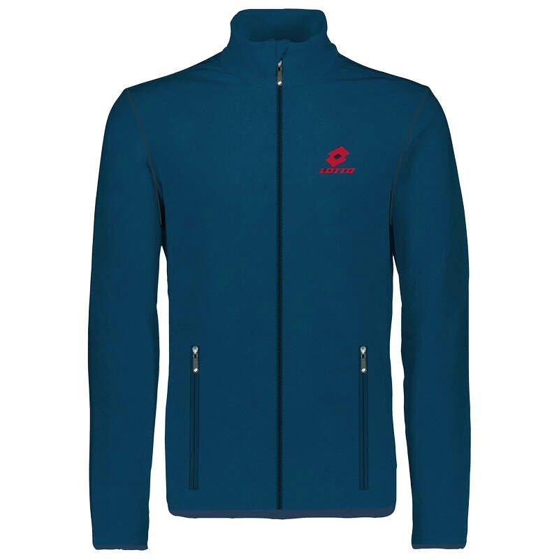 Felpa full zip in pile da uomo Lotto