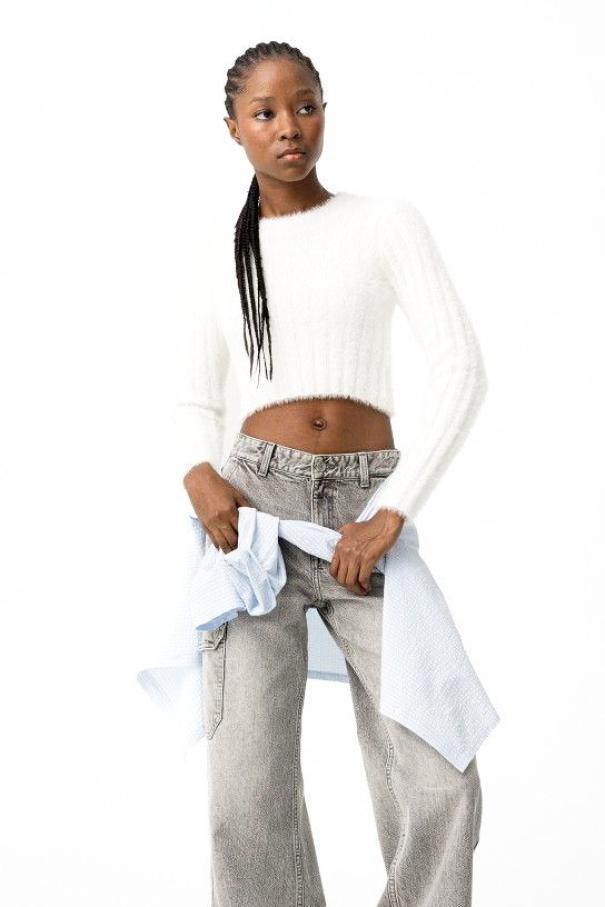 Maglioncino effetto pellicciotto donna Tiffosi